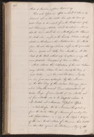 The United States and Great Britain sign the Treaty of Paris