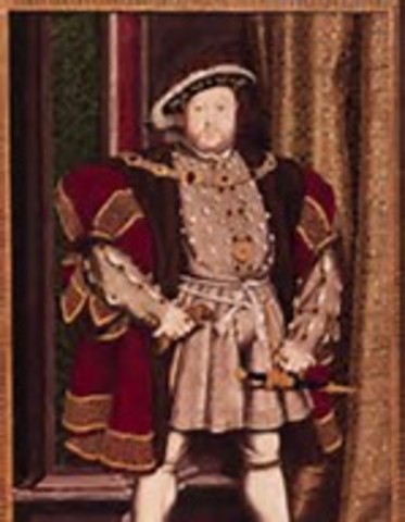 1543 with the Supremacy Act, Henry VIII proclaimes himself head of Church of England