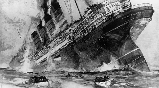Lusitania Sinks