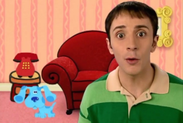 Cuando era niño, veía el programa de Blues Clues.