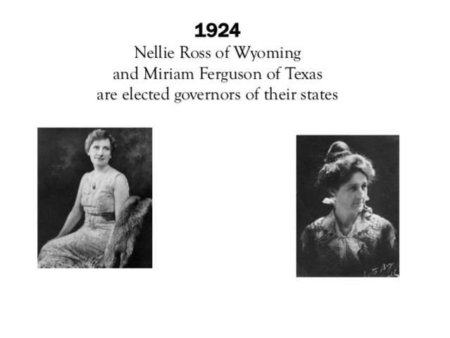 Two Women elected governor