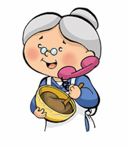 Cuando era joven, me quedaba la noche casa de las abuelas.