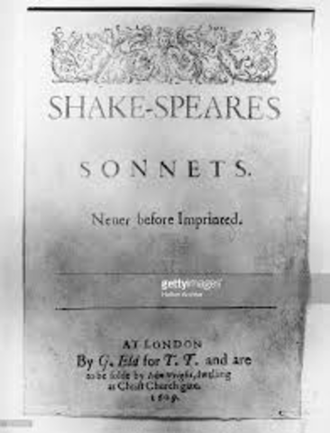 Shakespeare's sonnets are published