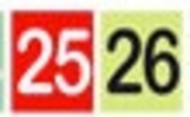 Fecha de Pago Cédulas Terminadas 25 y 26