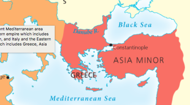 Founding of Constantinople and the division of the Empire