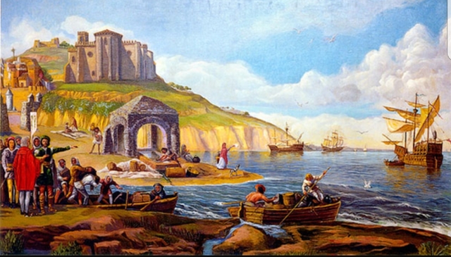 Columbus returns to Spain