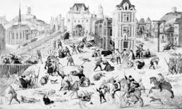 St. Bartholomew's Day Massacre occurred