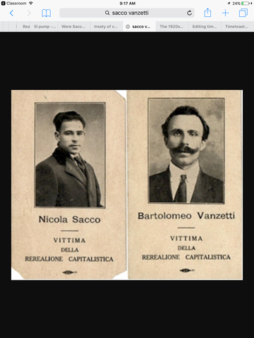 Saco-Vanzetti trial