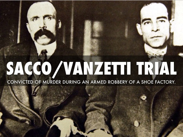 Sacco and Vanzetti Trial