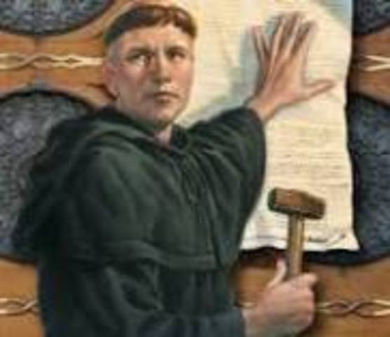 Martin Luther post 95 Theses