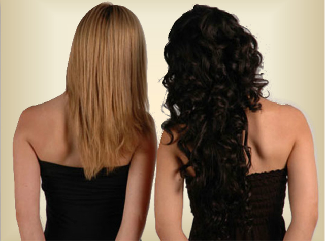 Pelo totalmente liso