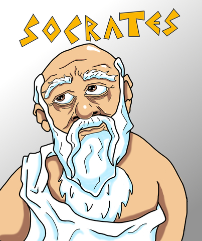 The famous Greek philosopher Socrates is put to death.