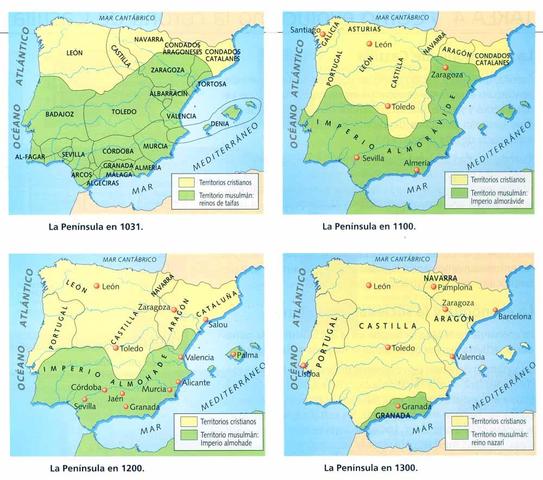 Arribada dels musulamans a la Península Ibèrica.