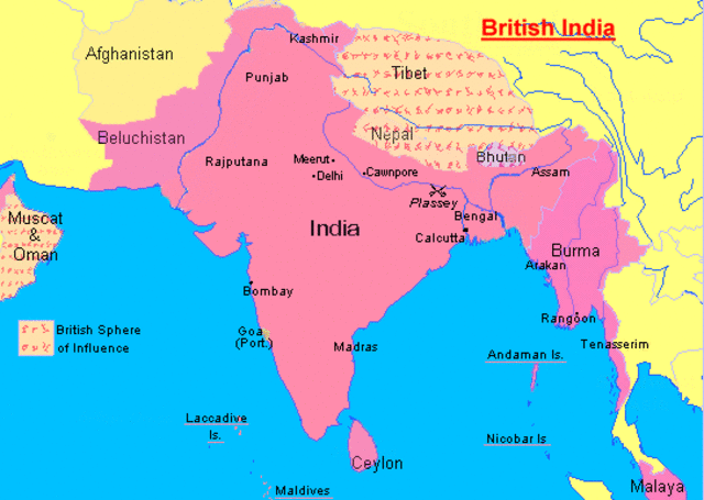 Britain takes control of India