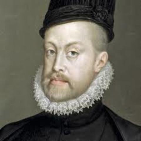 phillip ll became the leader of spain