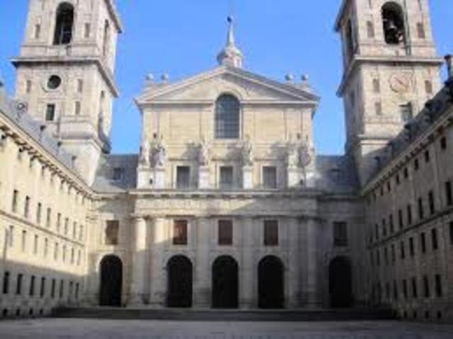 phillip  ll palace, escorial , was built