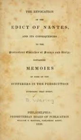 Henry IV issued the Edicts of Nantes