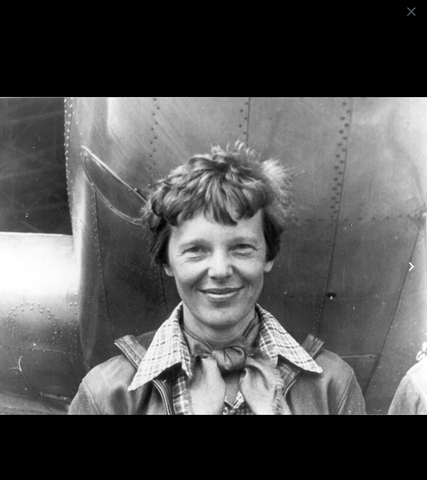 Amelia Earhart Is the First Woman to cross the Atlantic Ocean