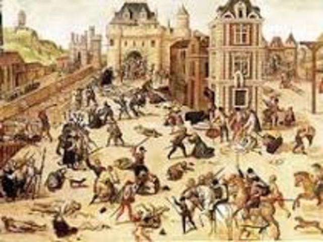 St. Bartholomew’s Day Massacre occurred