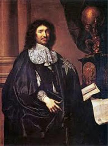 Jean Baptiste Colbert became the minister of finance in france