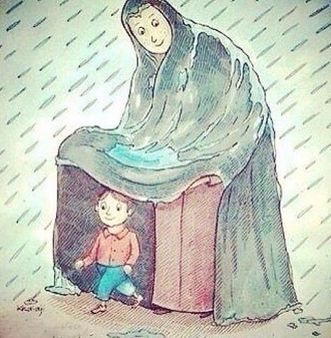 Заботливая мама