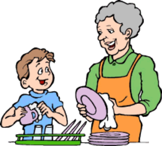 The grandma of Harrison dies.