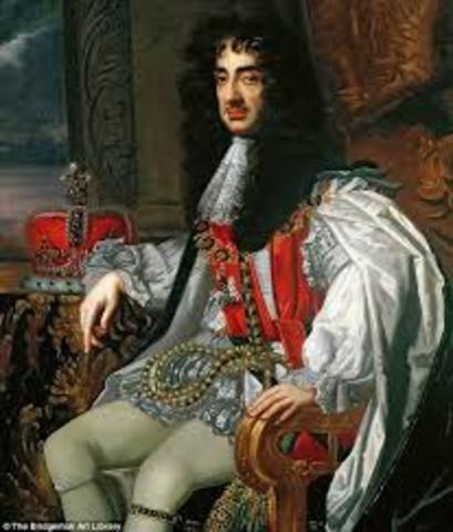 Charles II became king of england (thus beginning the Restoration) 1660