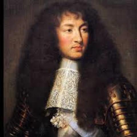 Louis XIV became the king of France