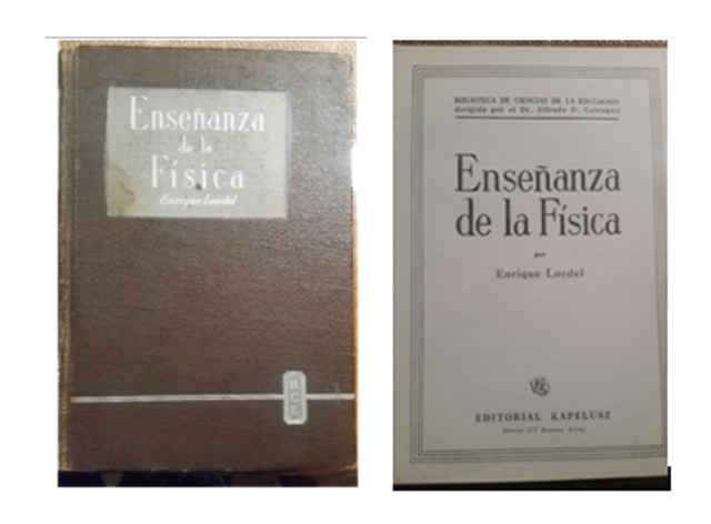 Escritura de la obra "Enseñanza de la Física"