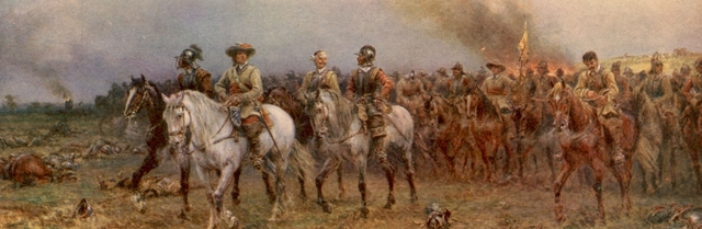 The english civil war began