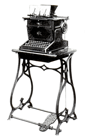 First Commercial Typewriter
