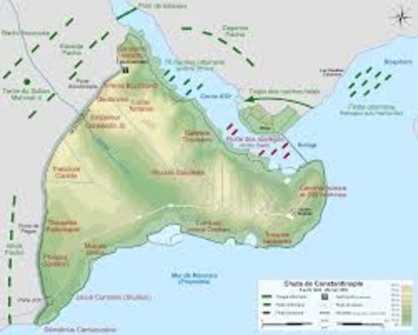 The Split of the Empire and the Finding of Constantinople
