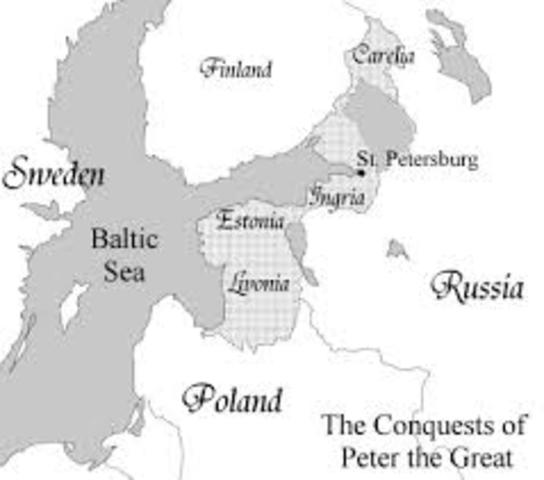 Peter I moved the capital of Russia to St.Petersburg