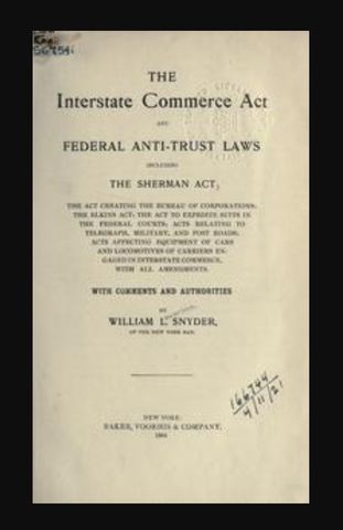 The Commerce Act