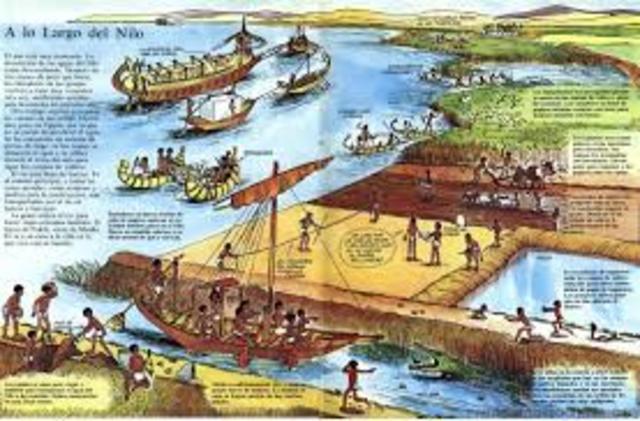 Año 3000 a.C. El rey Menes-Narmer unifica el alto y bajo Egipto