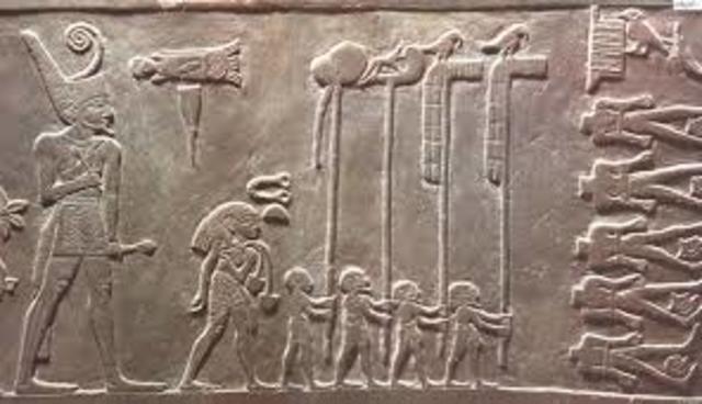 Año 3000 a.C. Se realizan grandes obras hidráulicas para controlar el río Nilo.