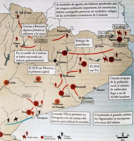 Revuelta de los agraviados o “malcontents”.