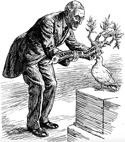 Senate declines League of Nations