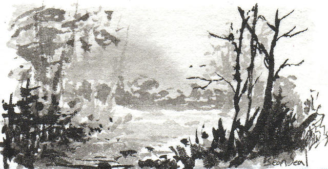 Zen Ink-Painting dominates Japanese art