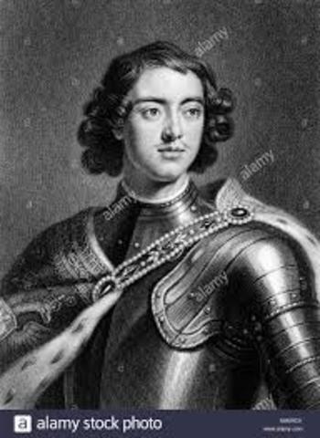 Peter I (the great) became the Czar of Russis