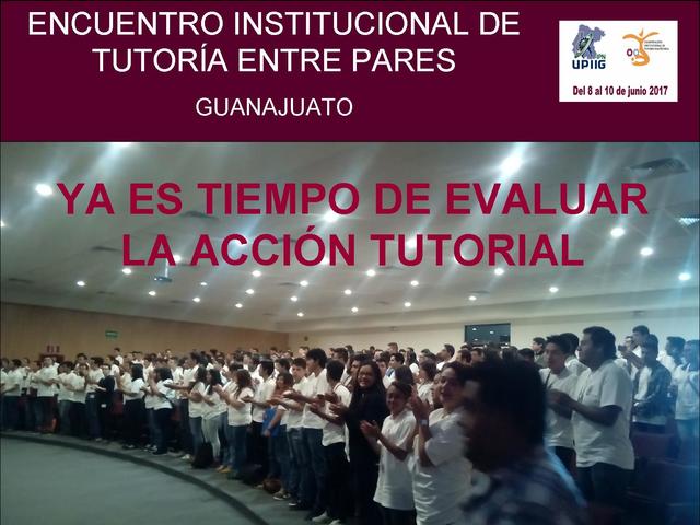 Encuentros nacionales de tutoría.