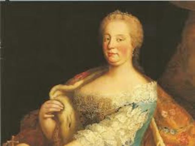 Maria Theresa became the leader of Austria