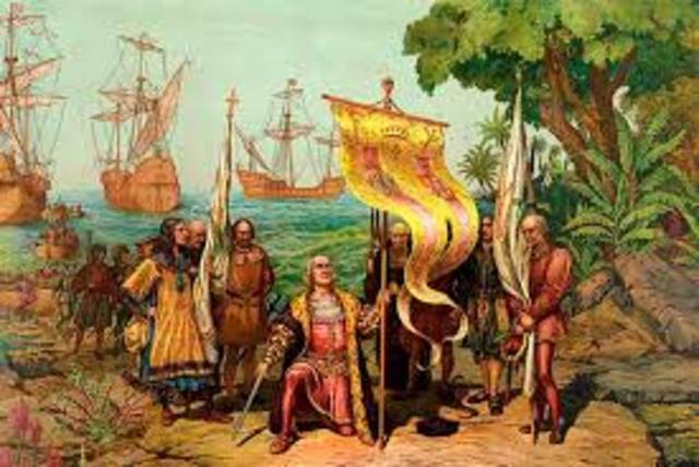 Christopher Columbus Lands in the New World