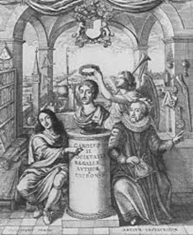 Charles II became King of England ( Thus beginning the Restoration)