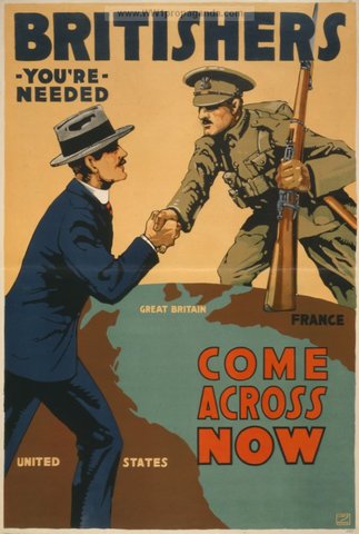 Britain helps win World War I