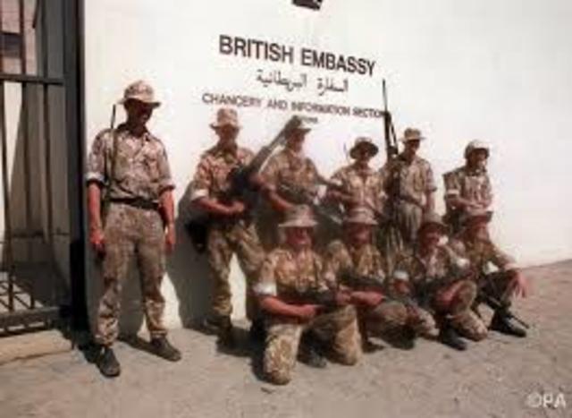 Britain helps win the first gulf war