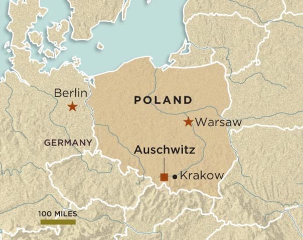 moving from Berlin, to Auschwitz