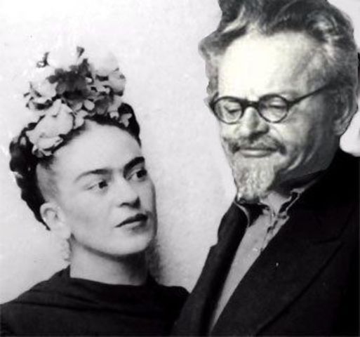 Frida y Trotsky