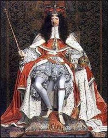 Charles II became the King of England