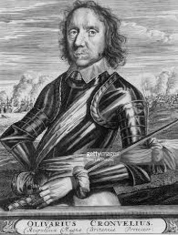 Oliver Cromwell became the Lord Protector of the Commonwealth in England
